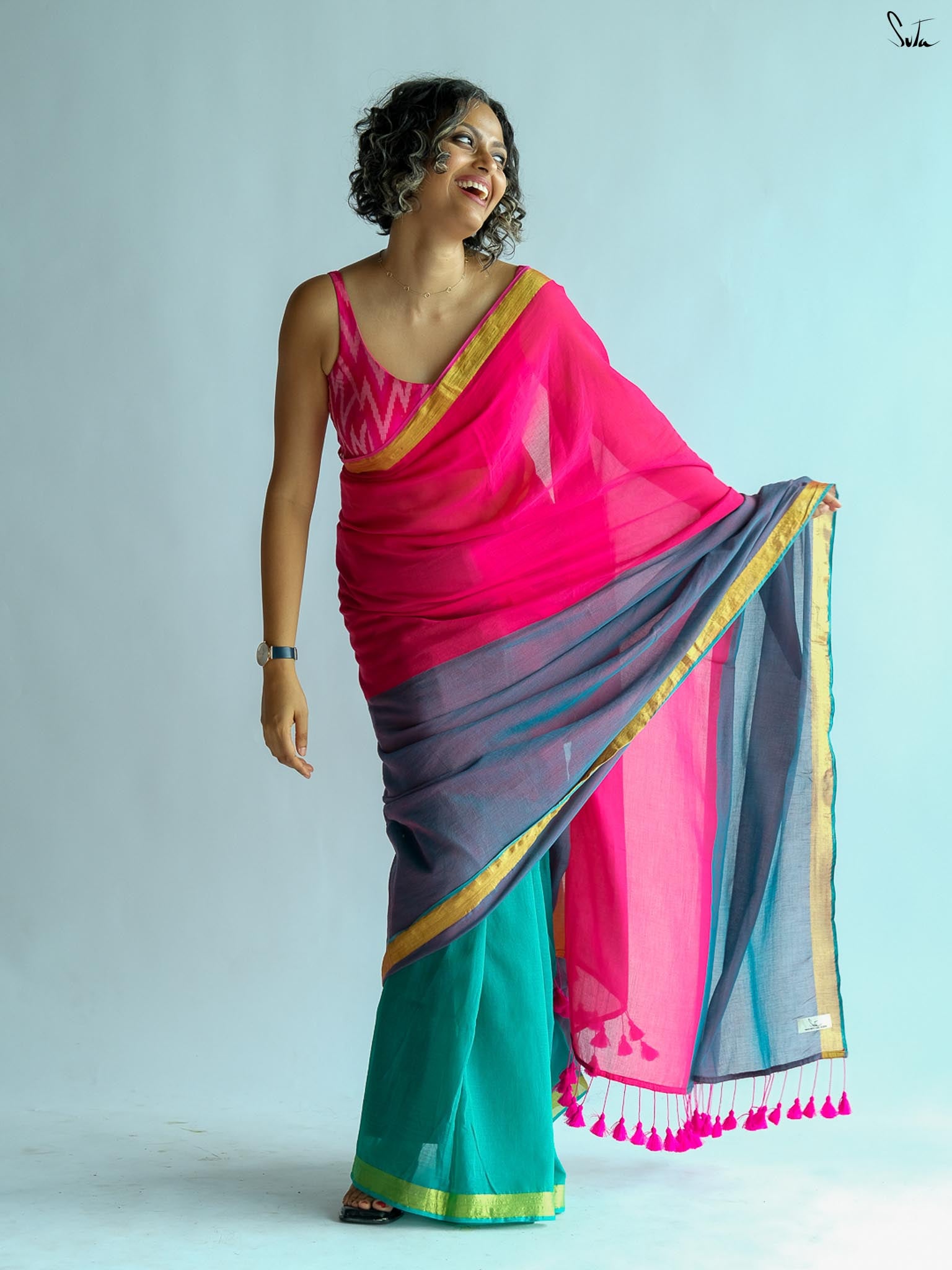 Shades Of Jade Saree