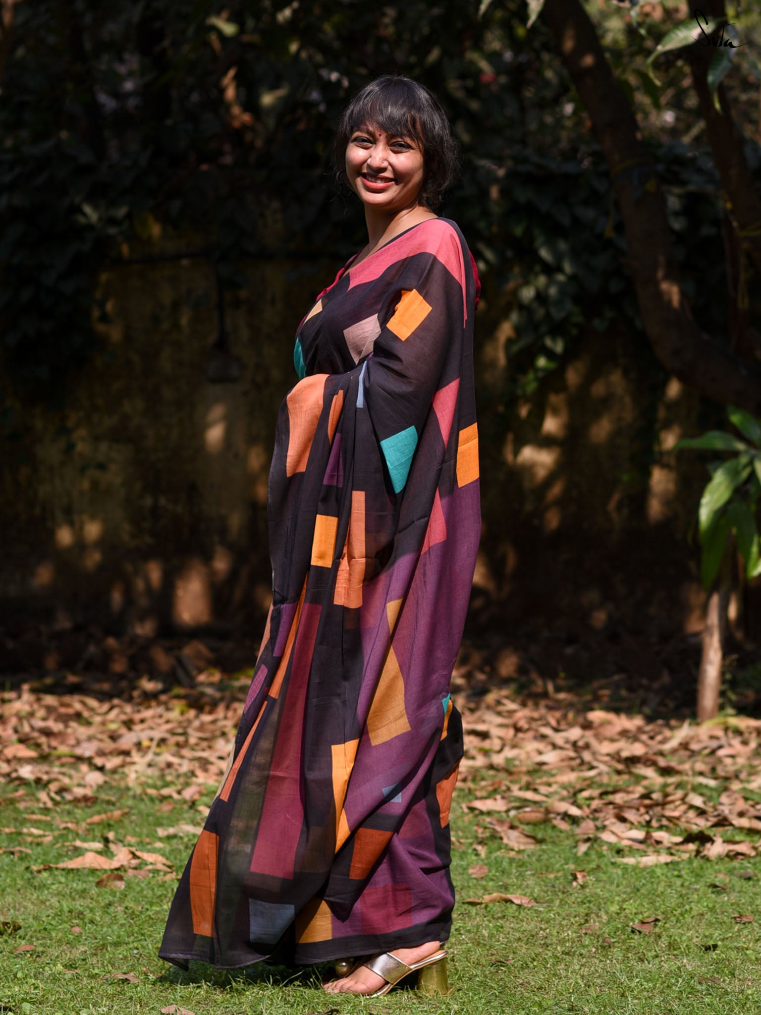 Colours Of Block Saree