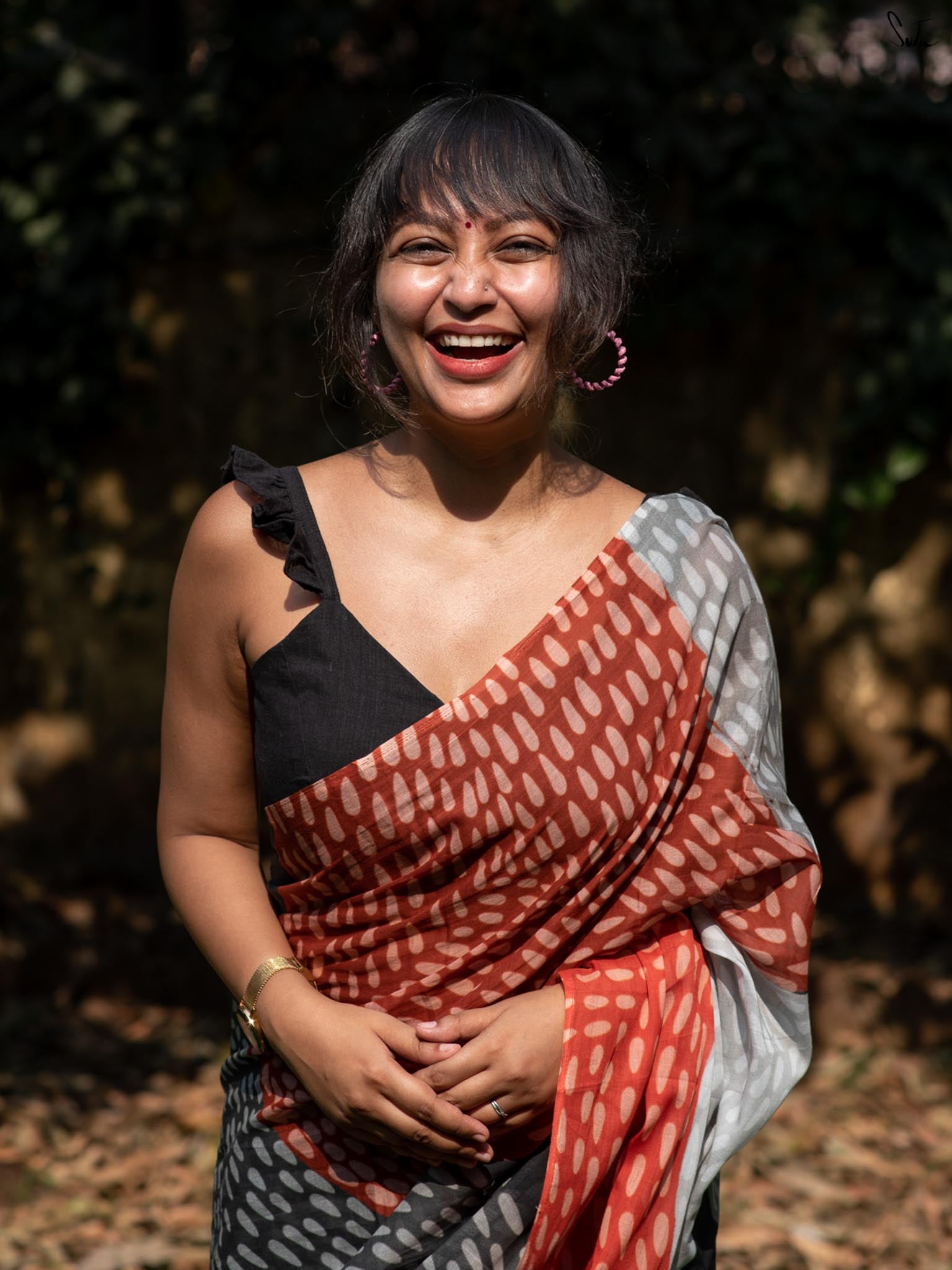 The Trio Saree