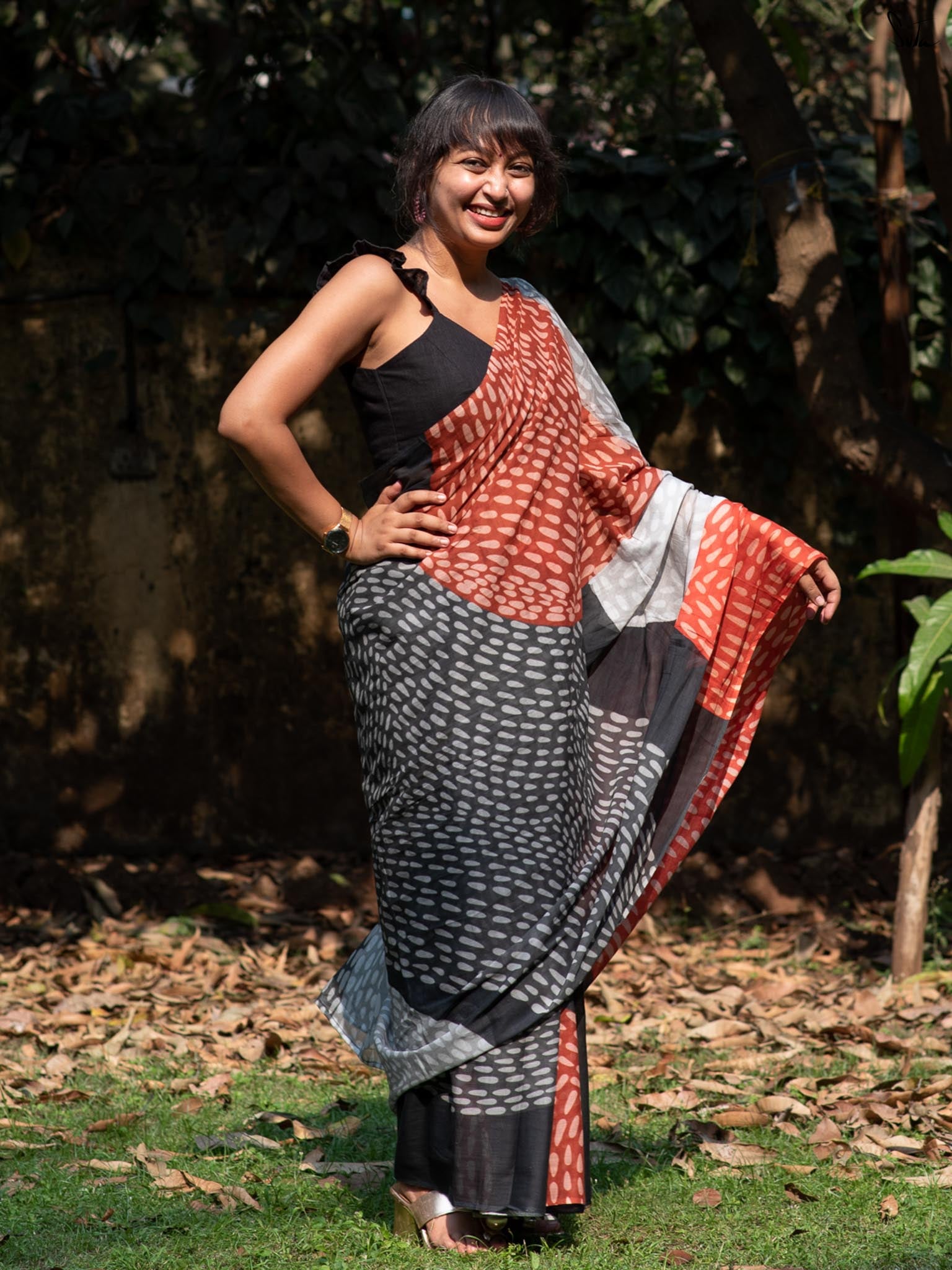 The Trio Saree