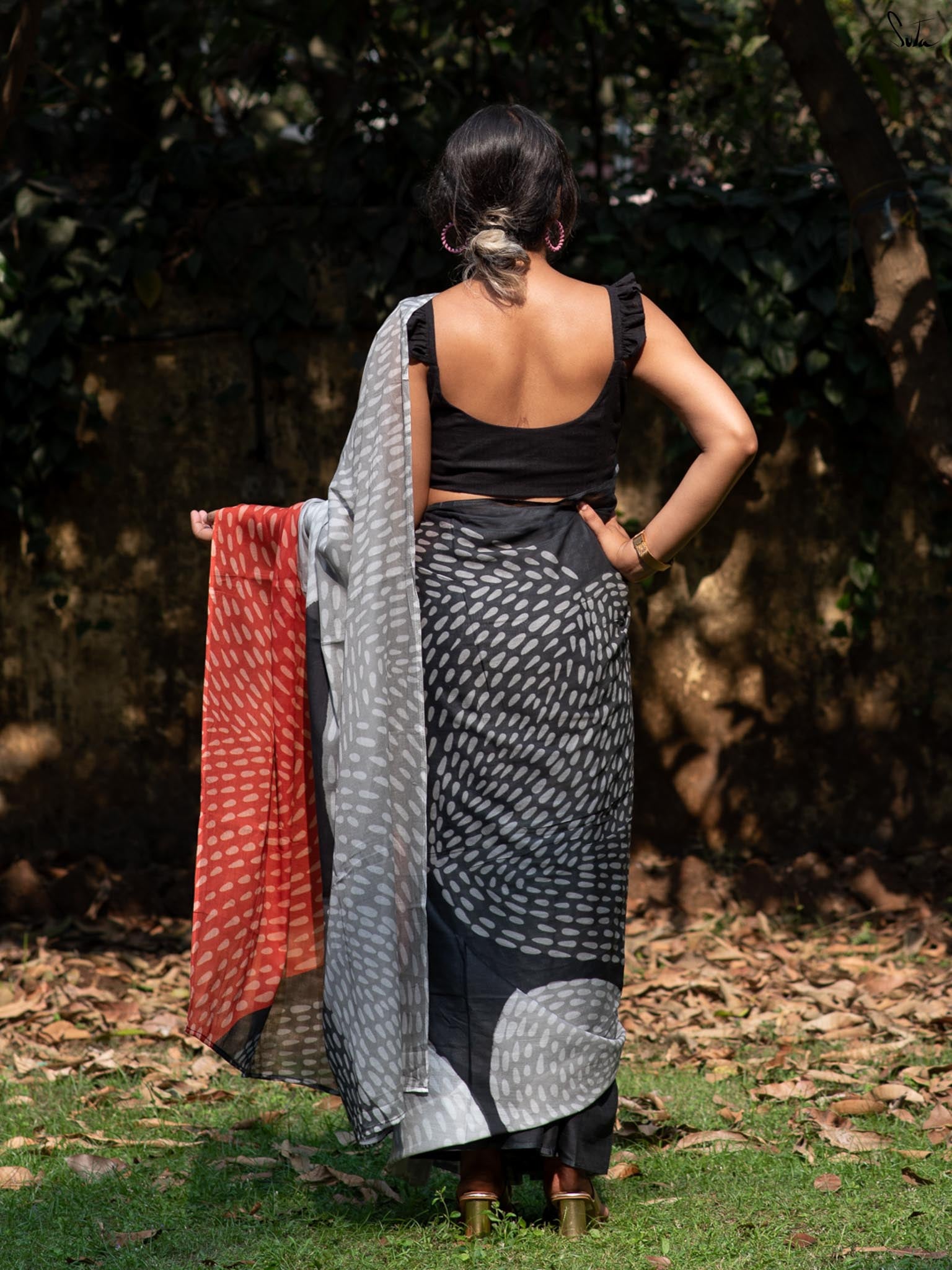 The Trio Saree
