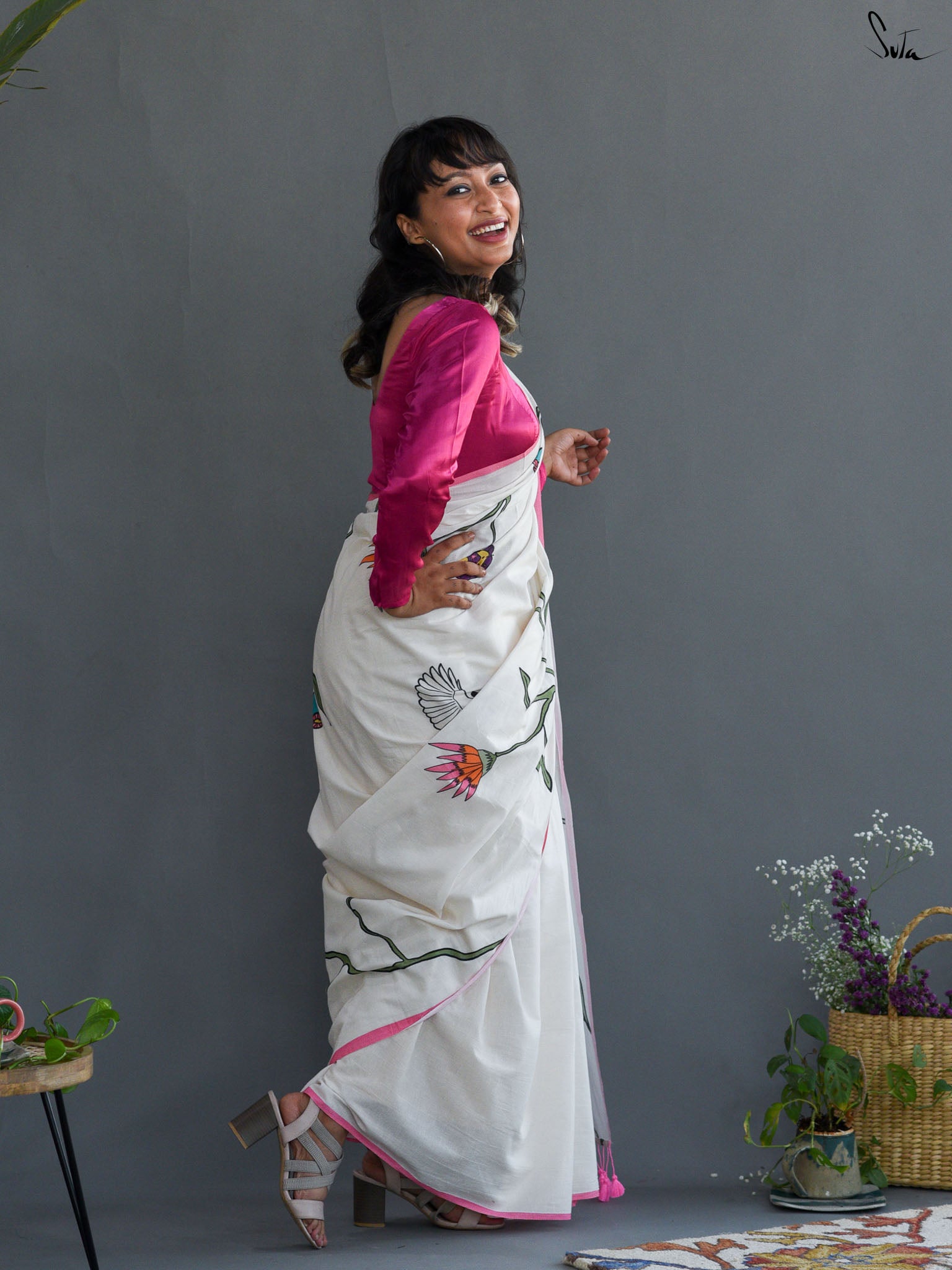 The Flower Buds! Saree