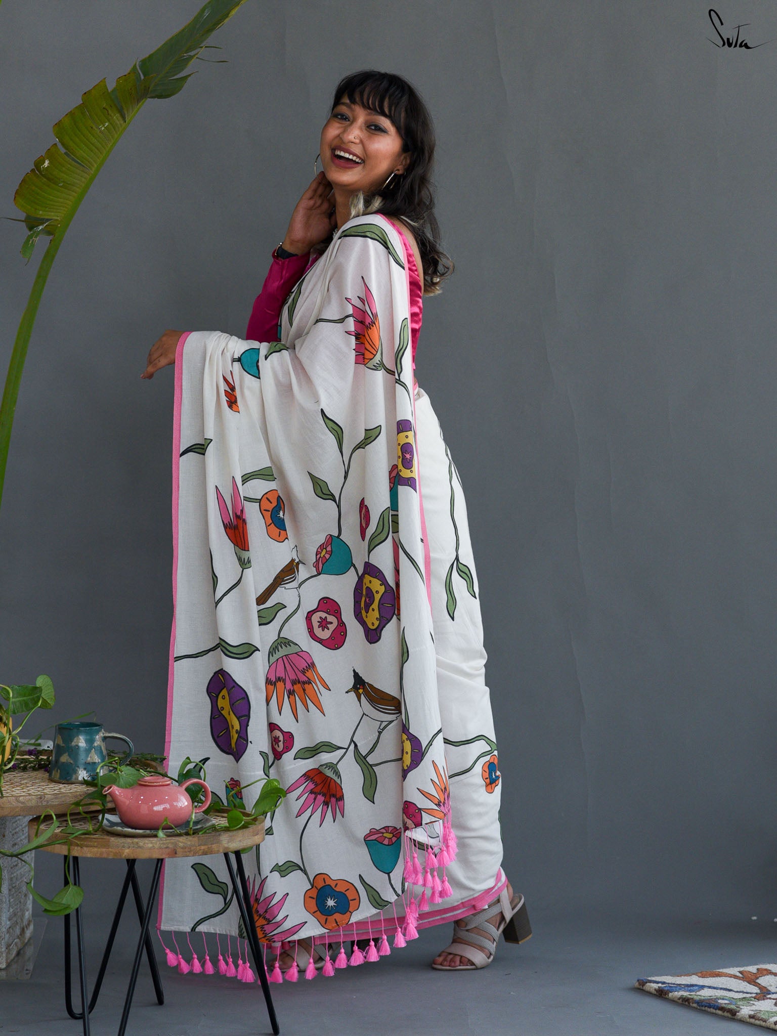 The Flower Buds! Saree