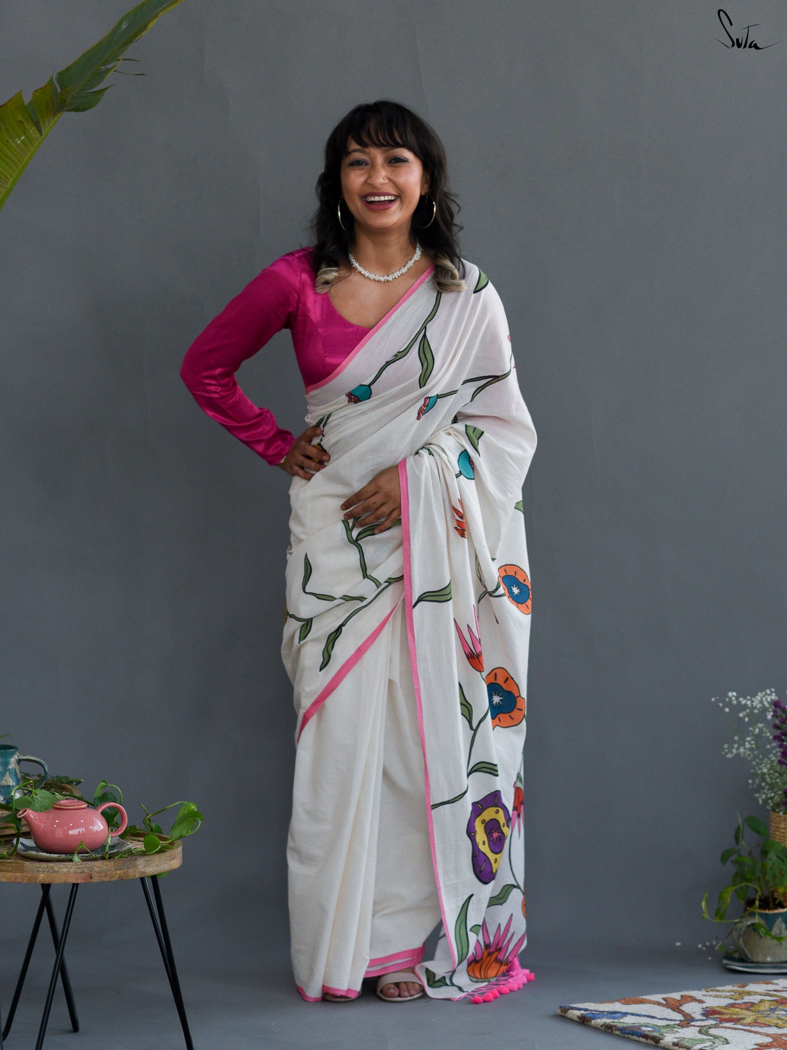 The Flower Buds! Saree