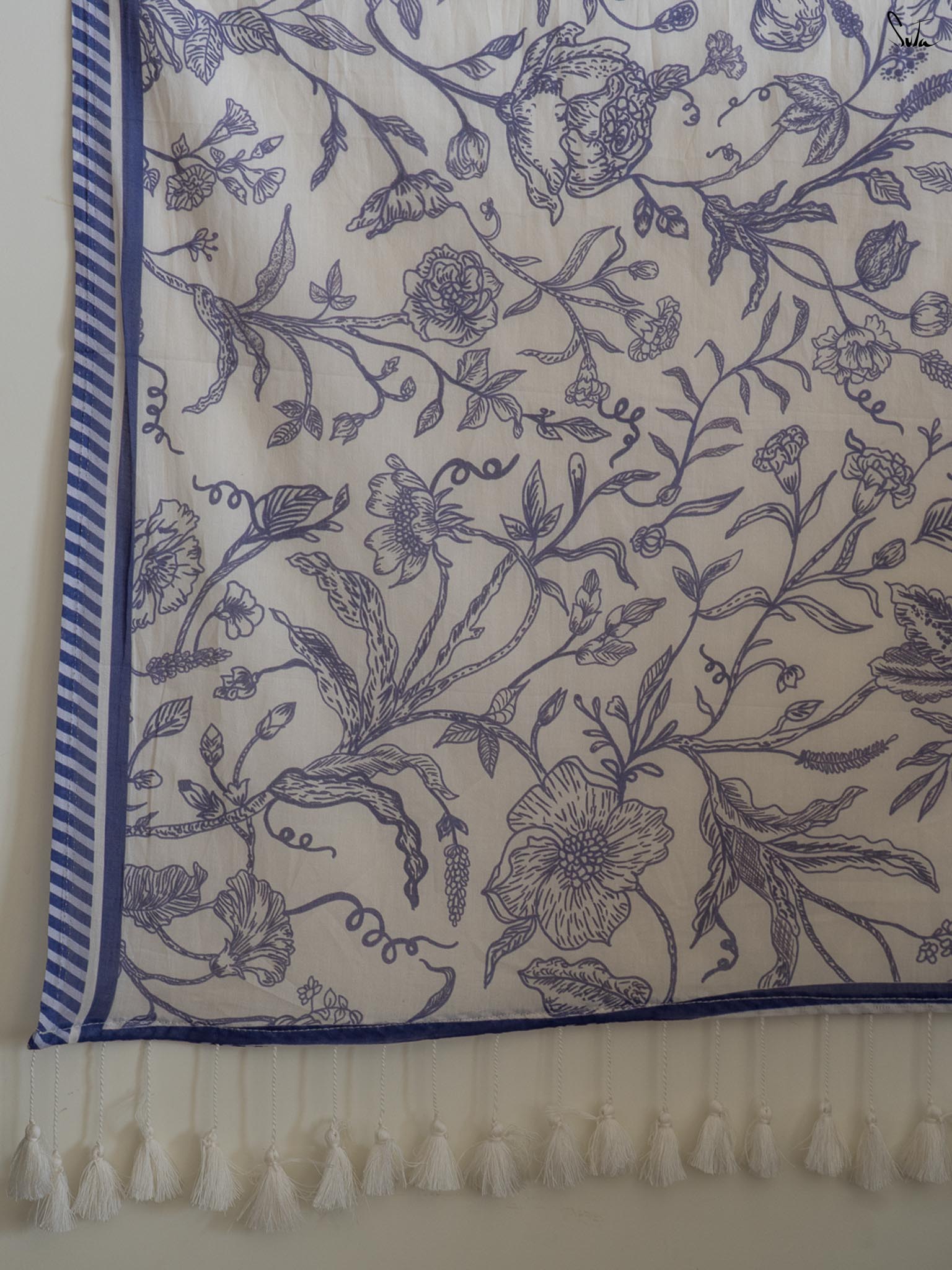 Suta Floral Printed Mul Cotton Saree