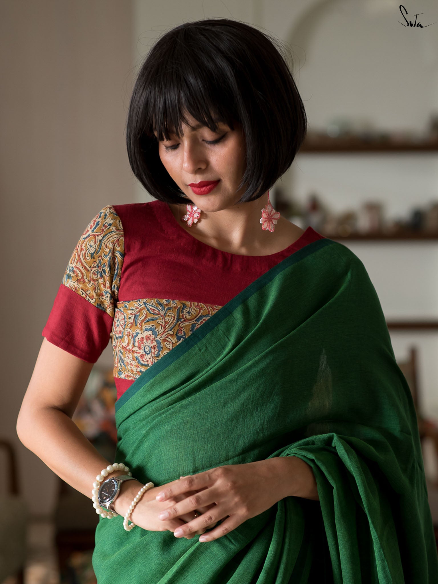 Green Queen Saree