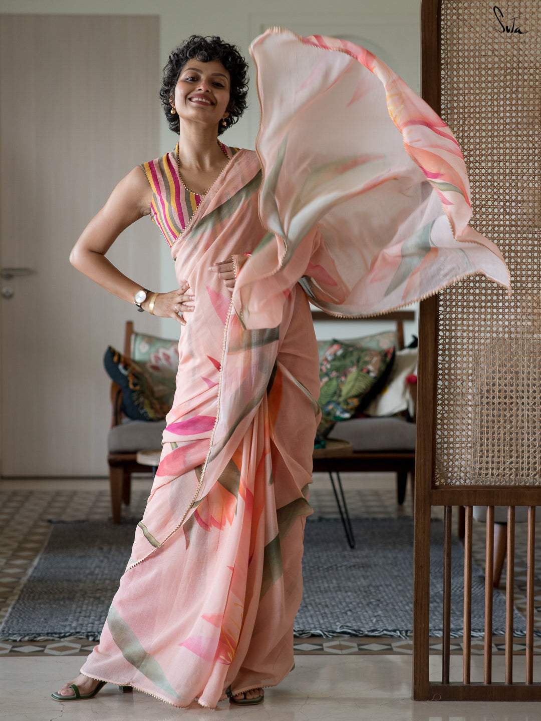 Bouquet of Grace Saree