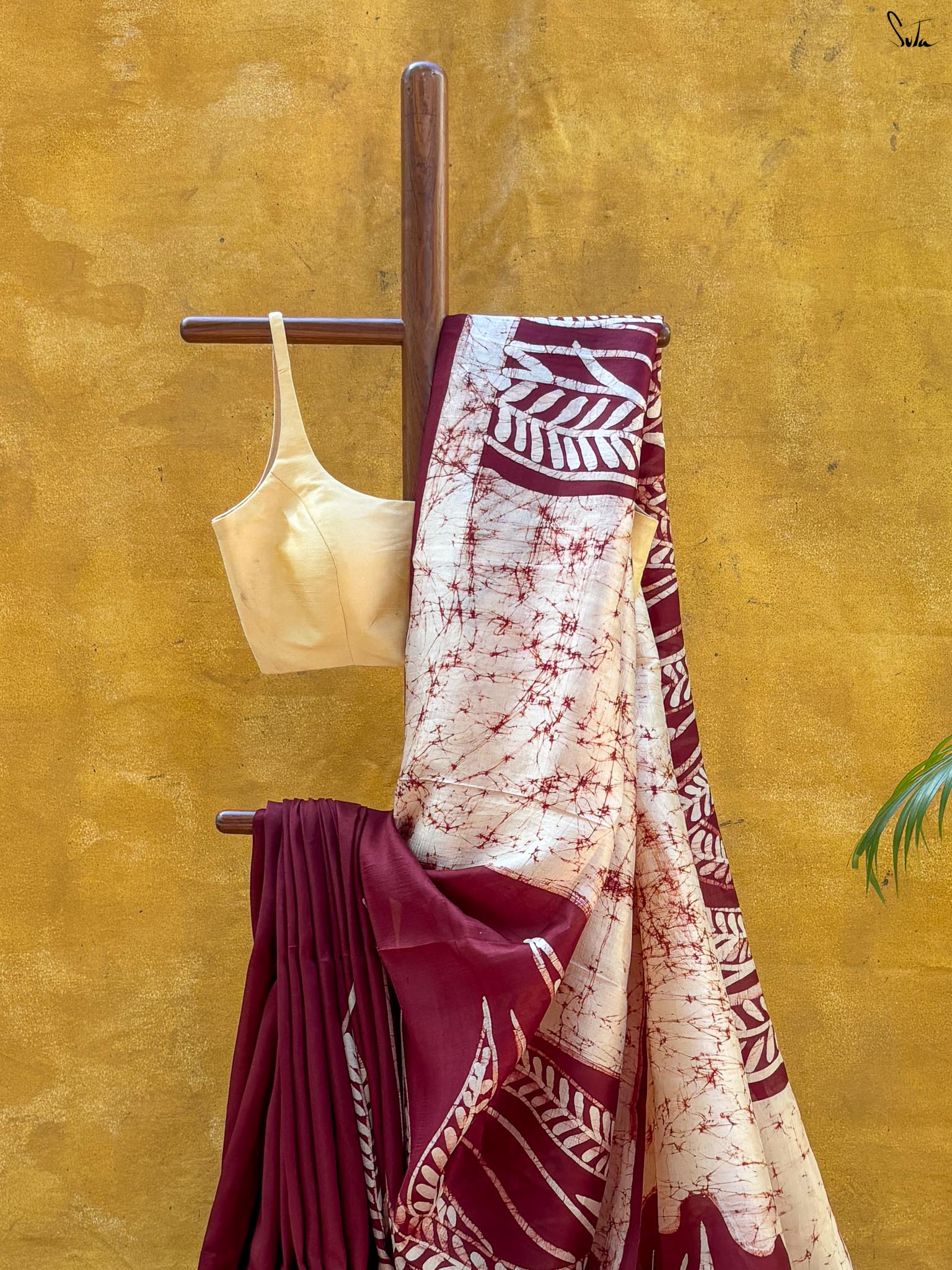 Shondhya Rong (Hand Painted Batik Silk Saree)