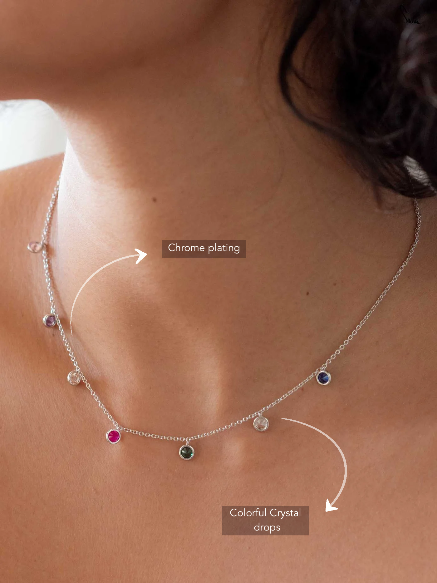 Stitched Droplets (Neckpiece)