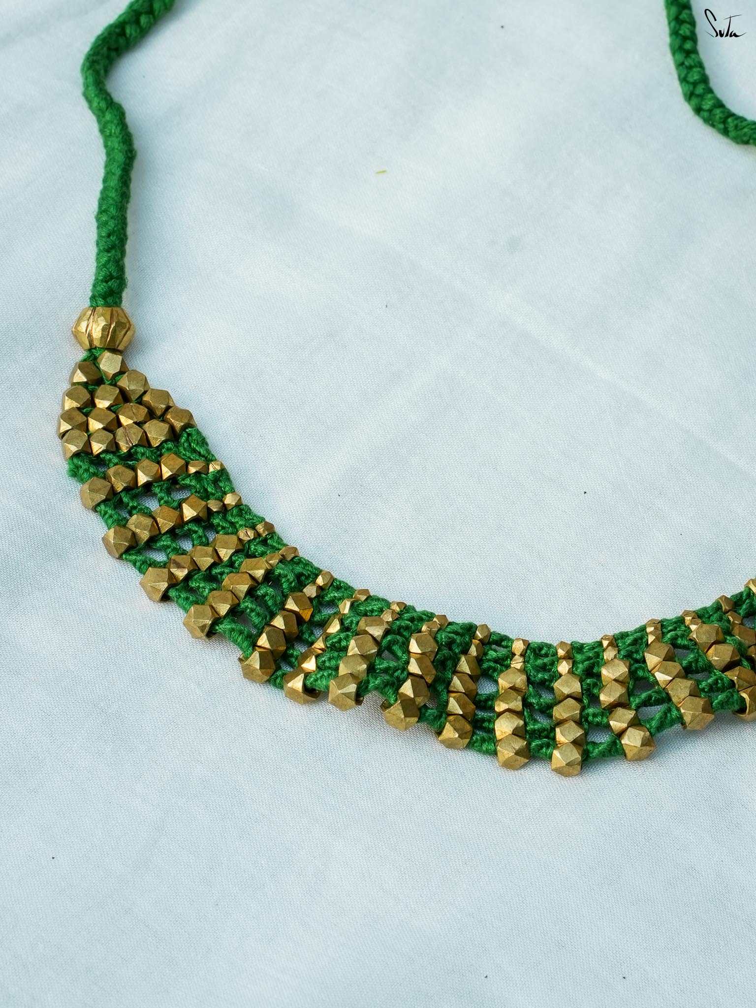 Sunita (Handcrafted Dhokra Brass Neckpiece)