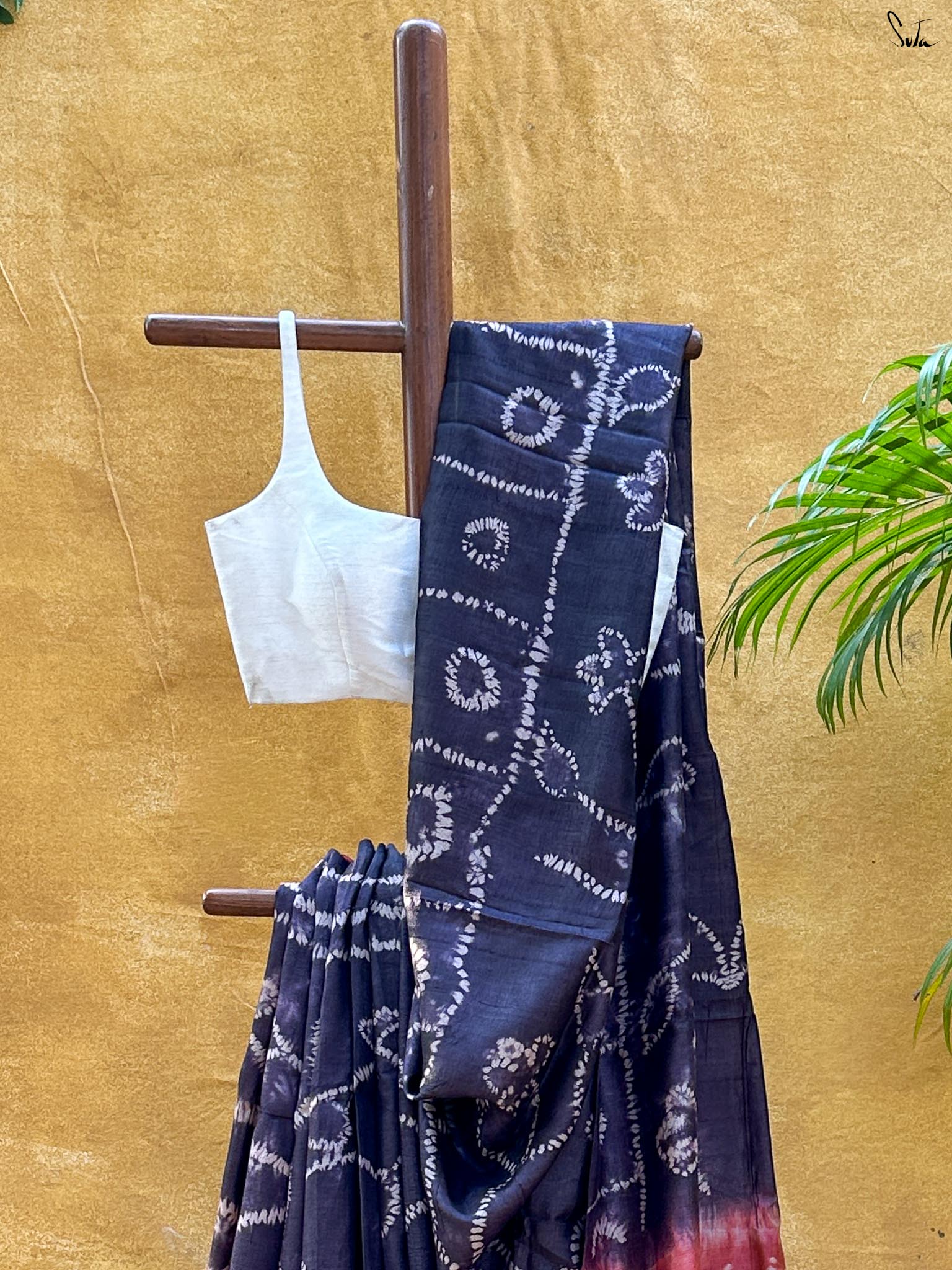 Sutrangi Craft (Pure Tussar Hand Needle Shibori Saree)