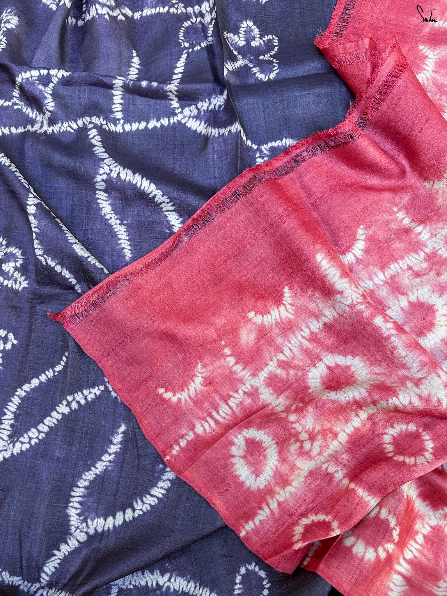 Sutrangi Craft (Pure Tussar Hand Needle Shibori Saree)