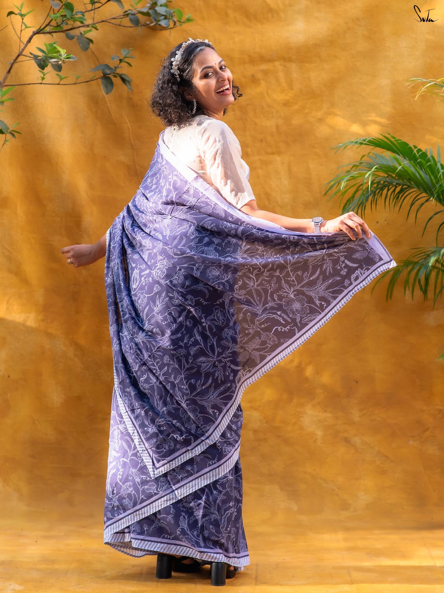 A Tale of Violet Saree