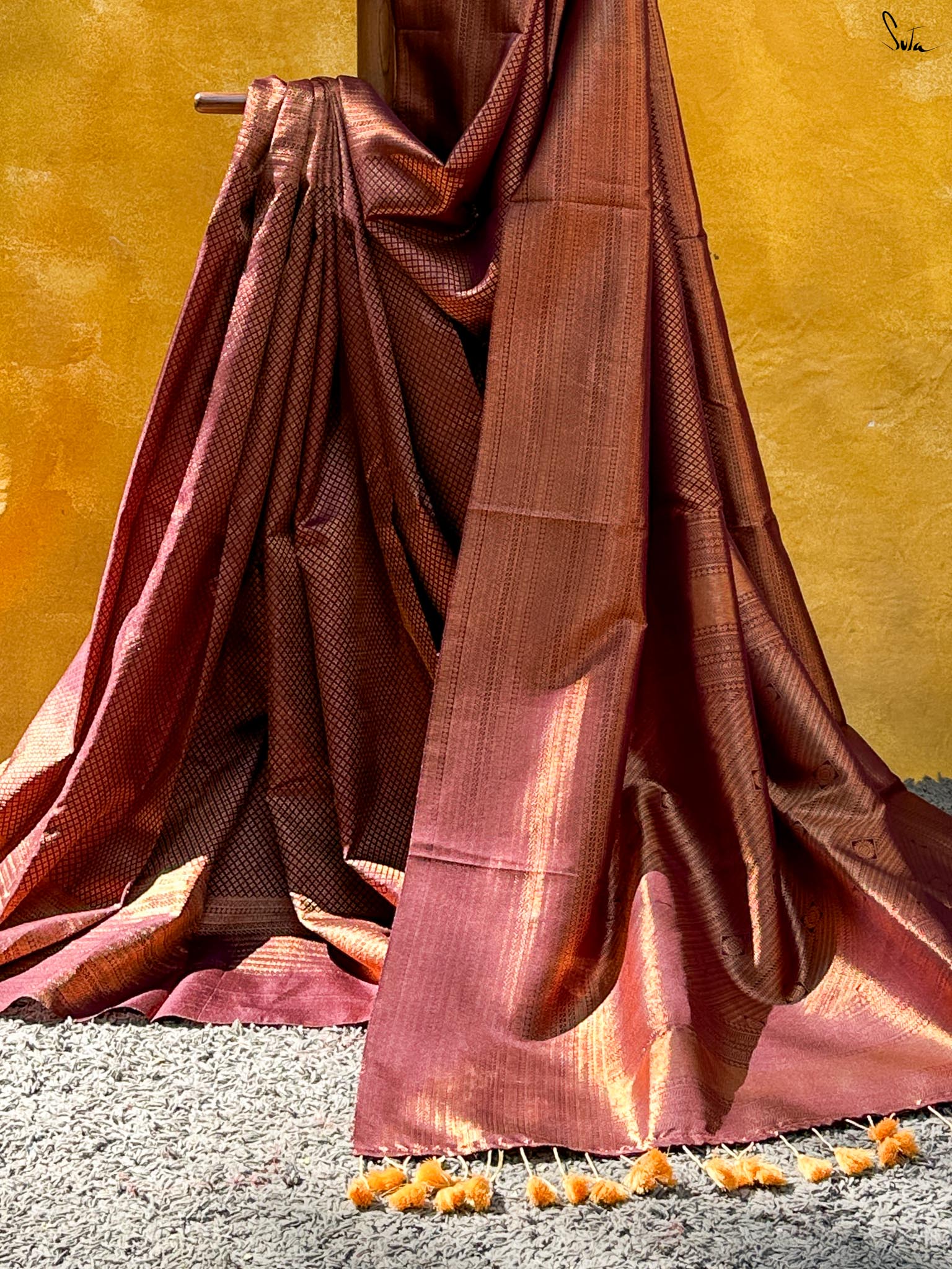 Indumati Purple Kanjivaram Saree