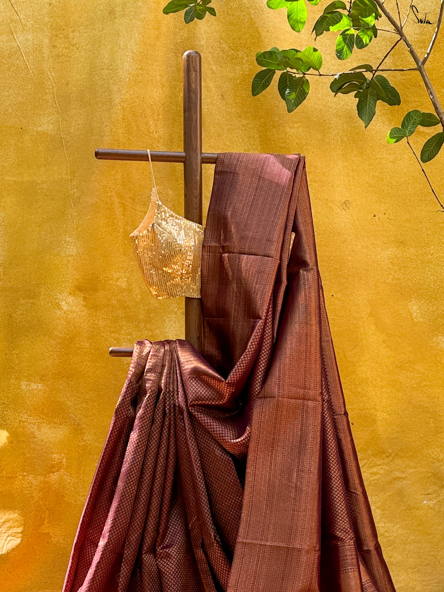 Indumati Purple Kanjivaram Saree