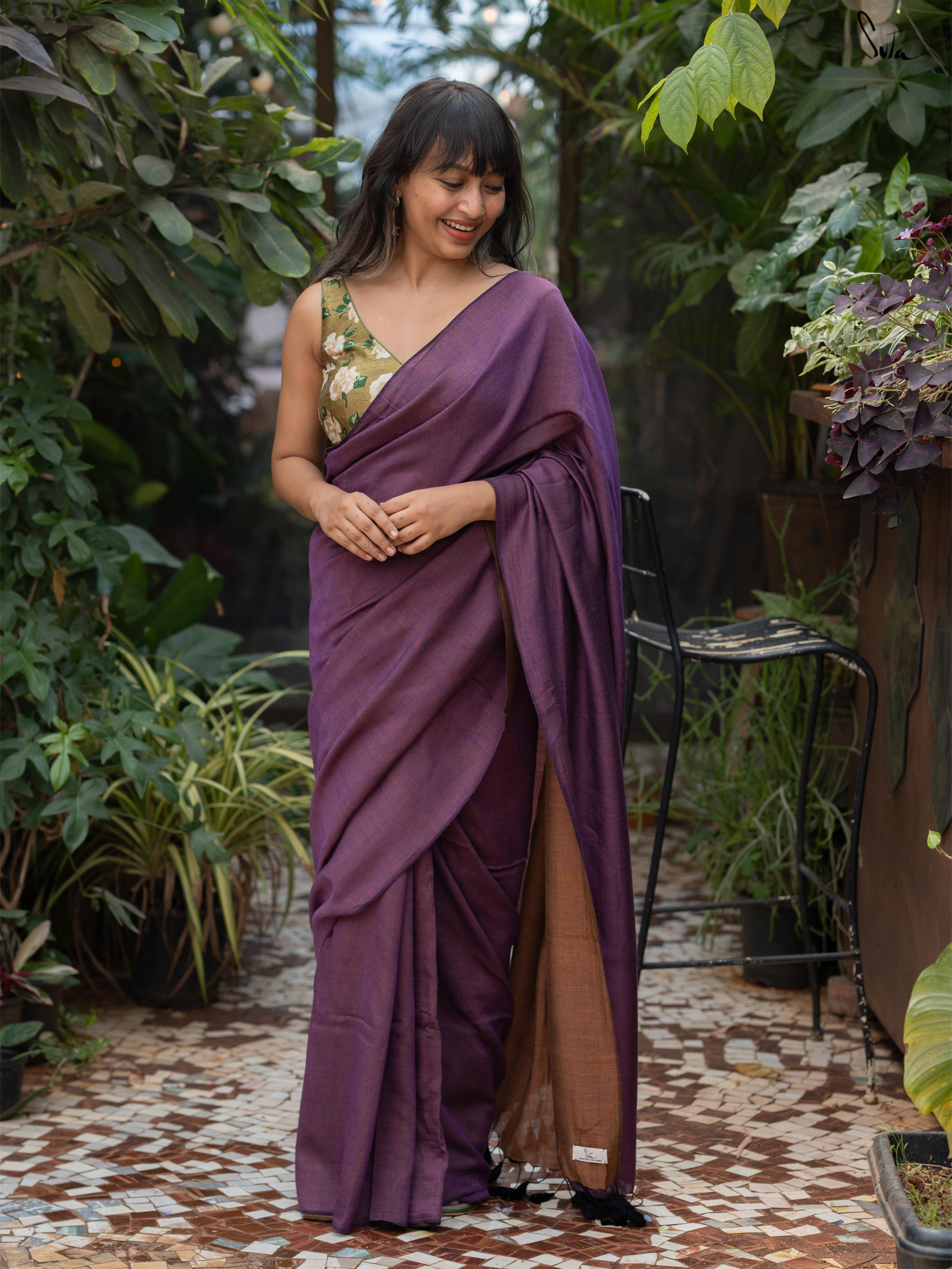 Celestial Yin Yang (Reversible Saree)