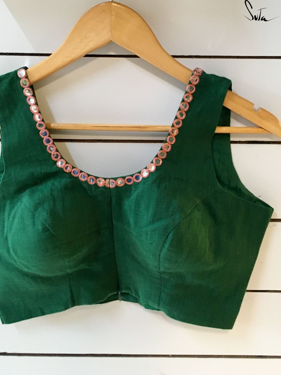 Green glass door ( Blouse ) - suta.in
