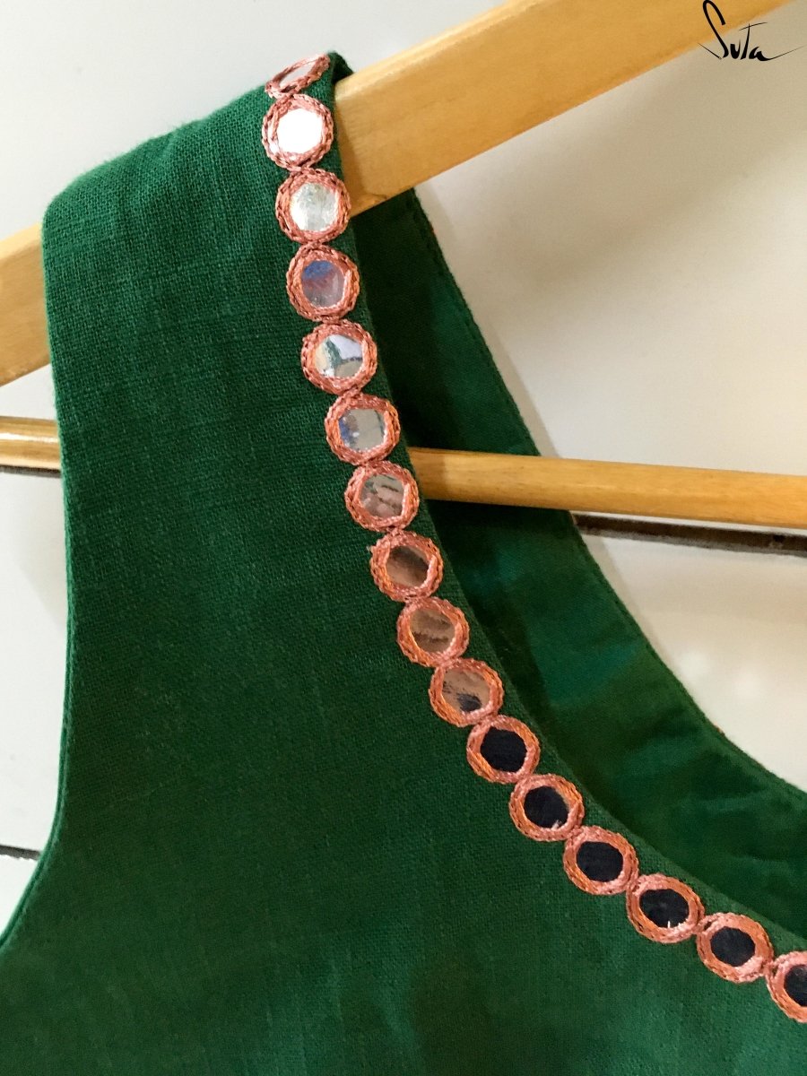 Green glass door ( Blouse ) - suta.in