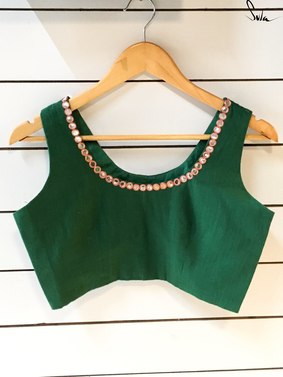 Green glass door ( Blouse ) - suta.in