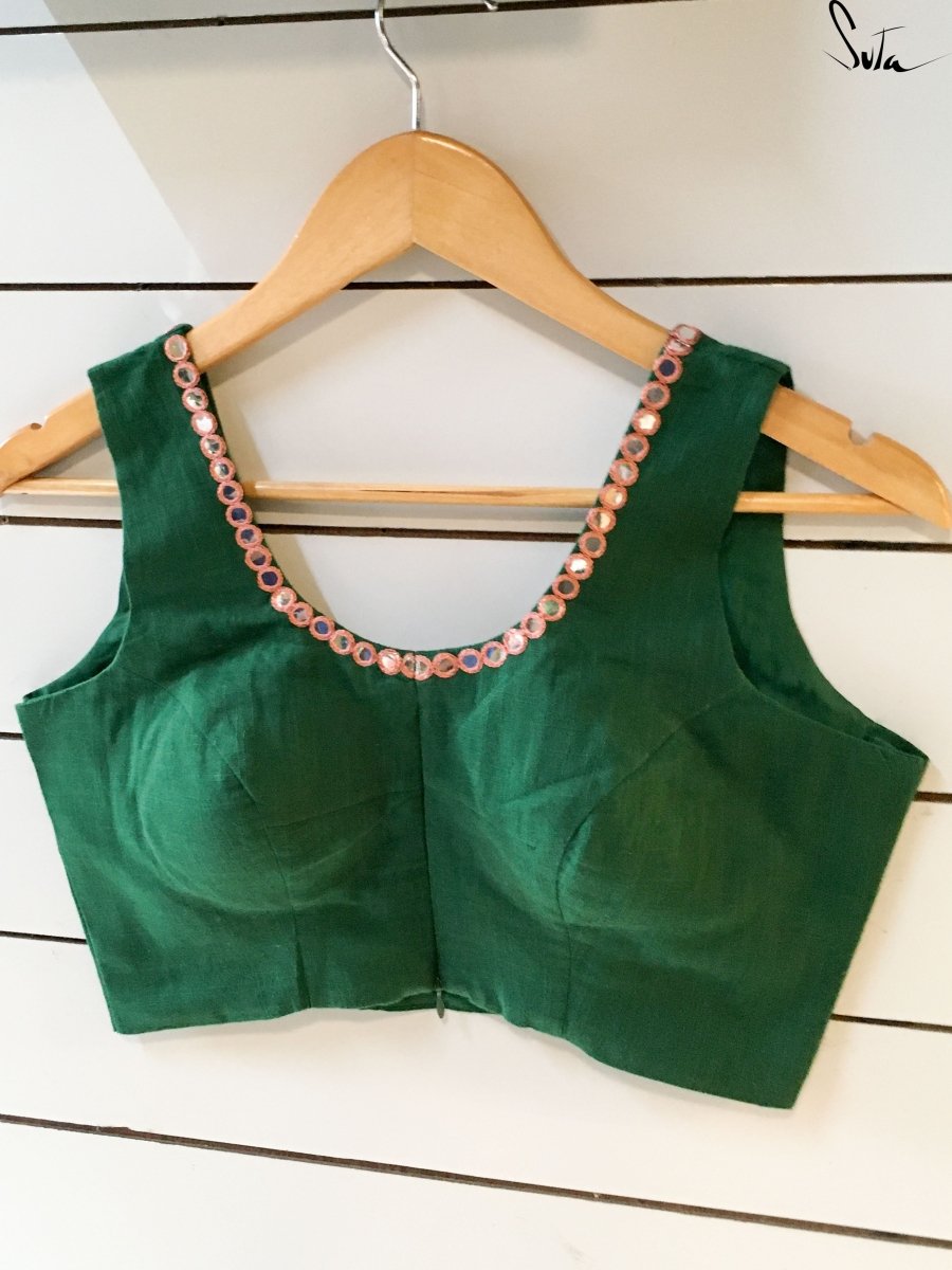 Green glass door ( Blouse ) - suta.in