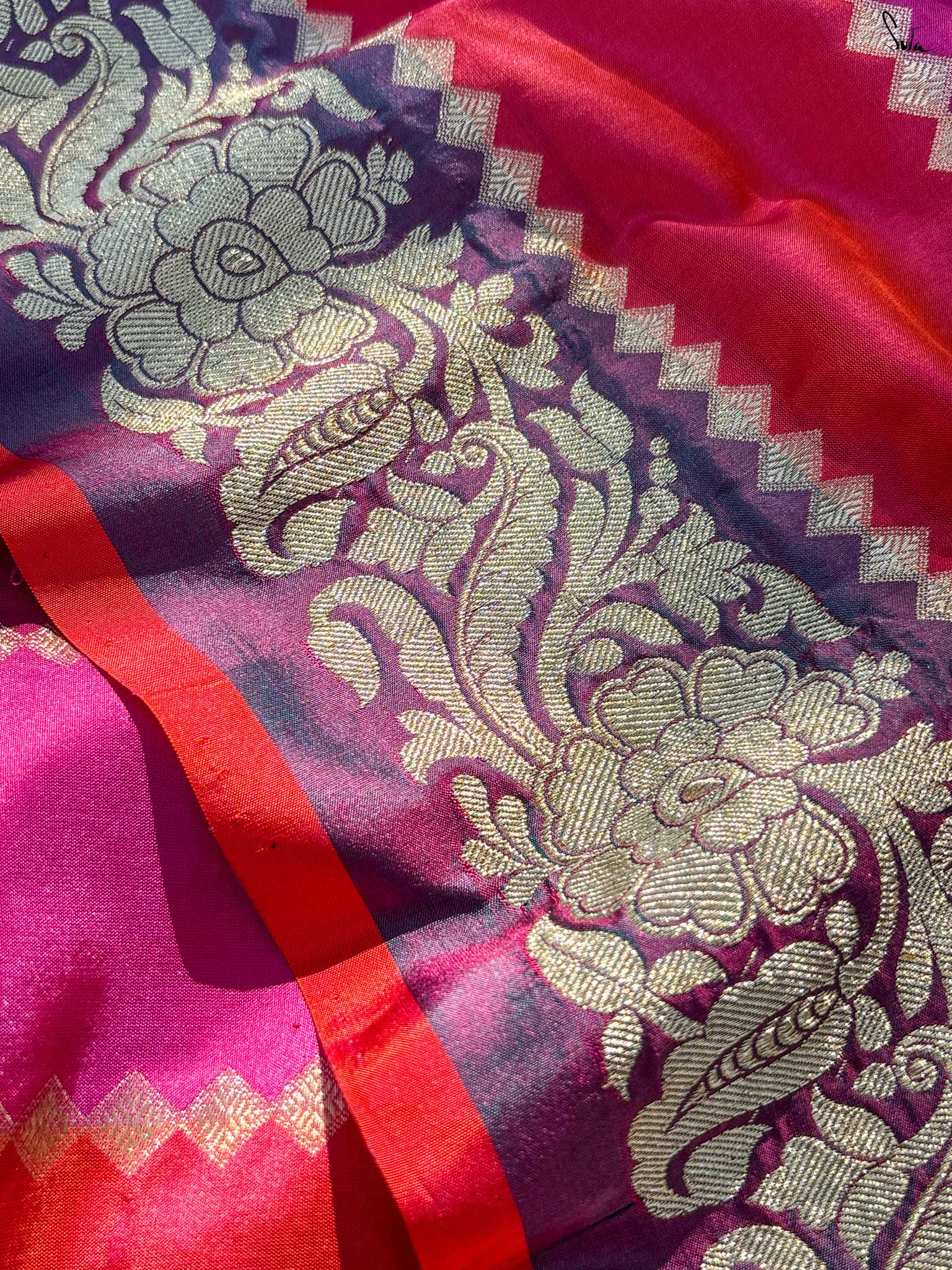 Shivala Pink Banarasi Saree