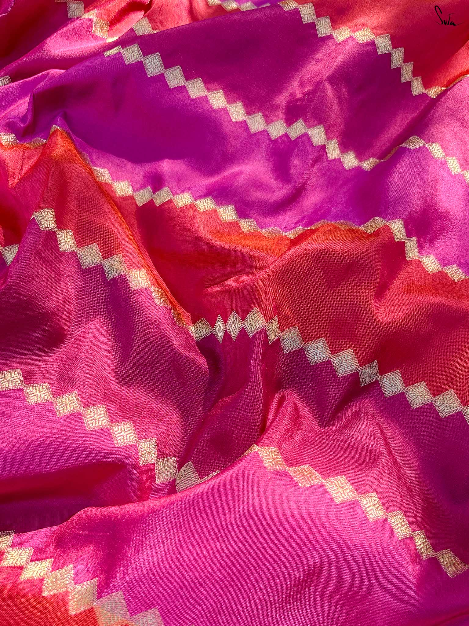 Shivala Pink Banarasi Saree