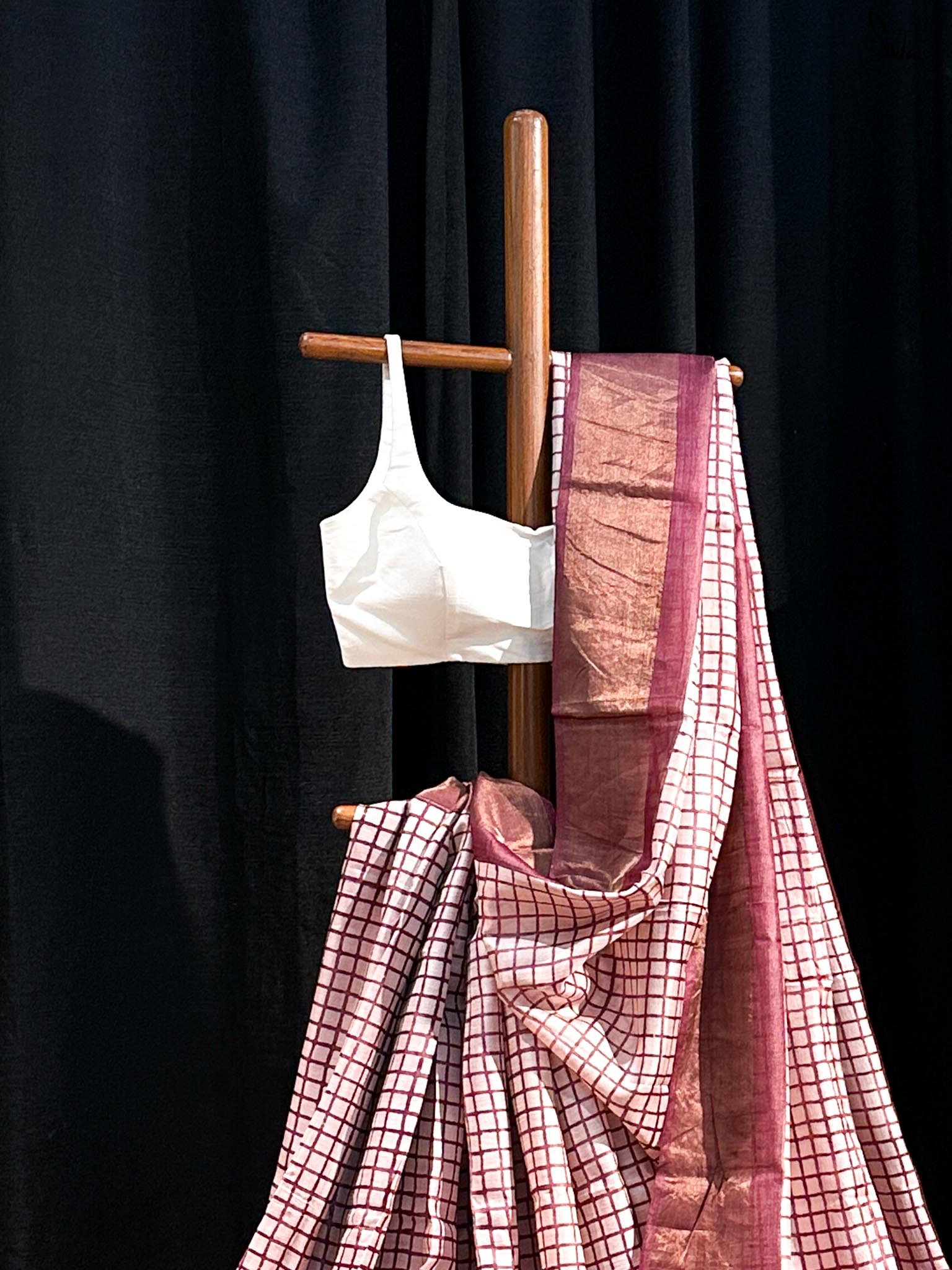 Pankhon Wali Kahaani (Hand Painted Pure Silk Saree)