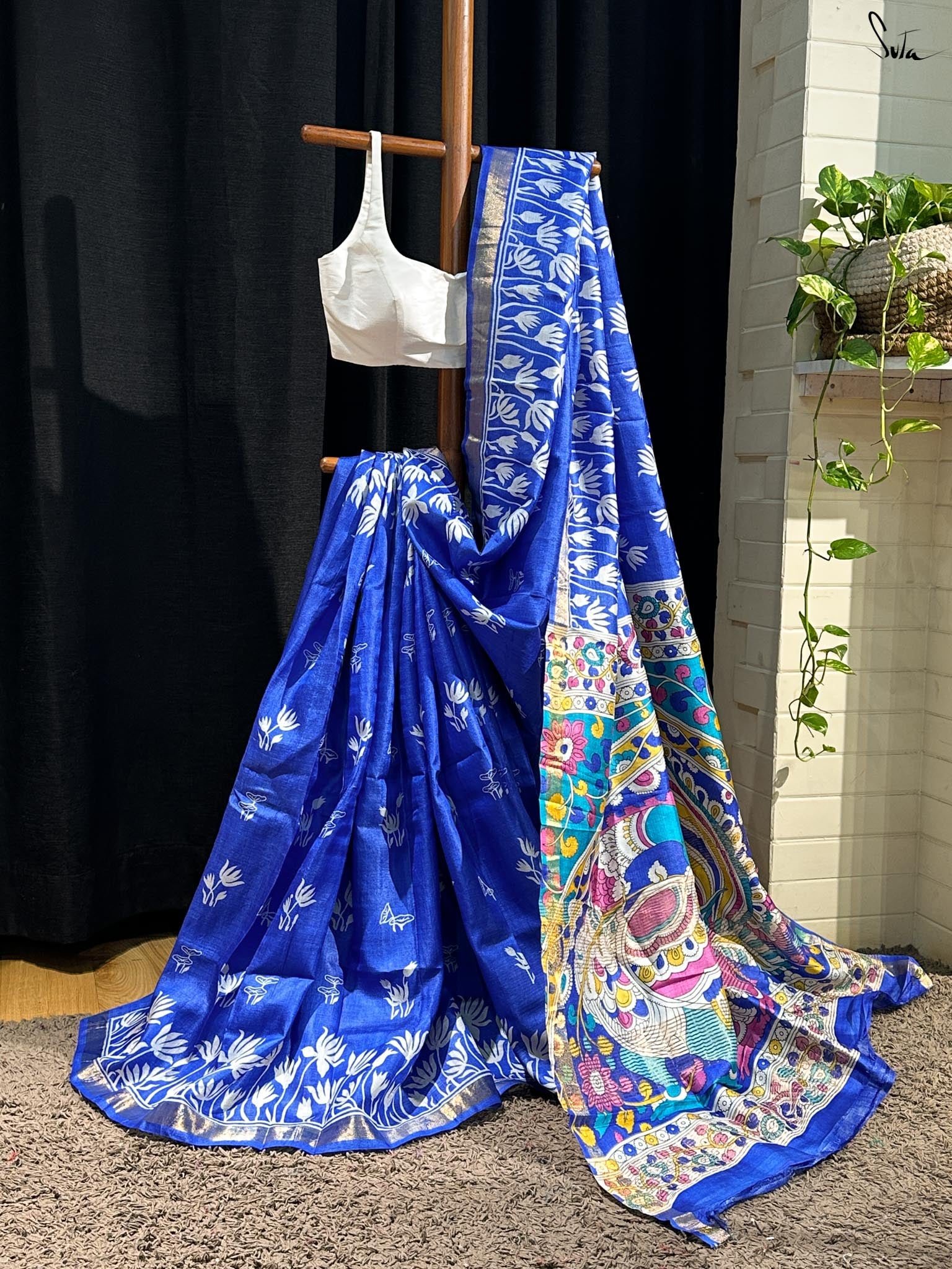 Mehrunisa Ka Baagh (Hand Painted Pure Silk Saree)