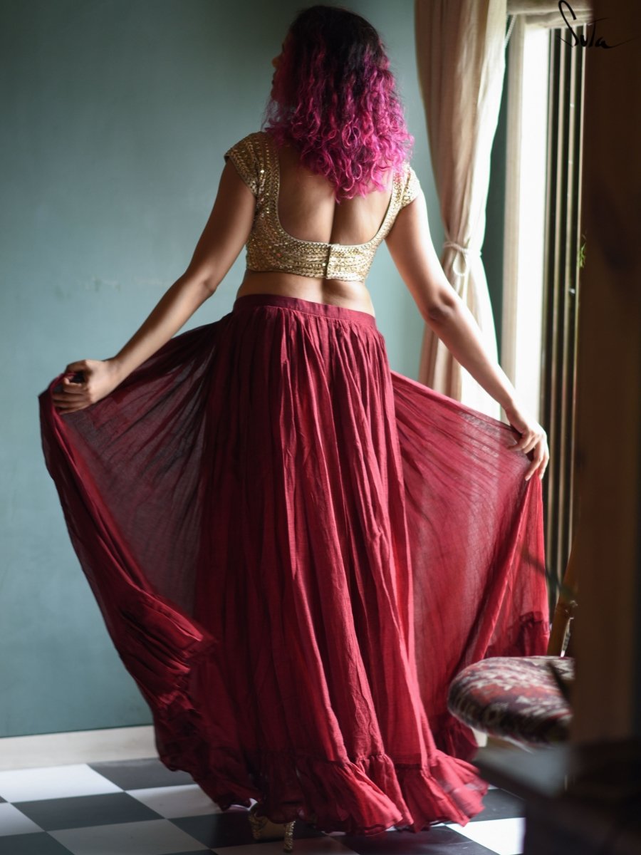 Ishq Golambar (Pre Stitched Saree) - suta.in