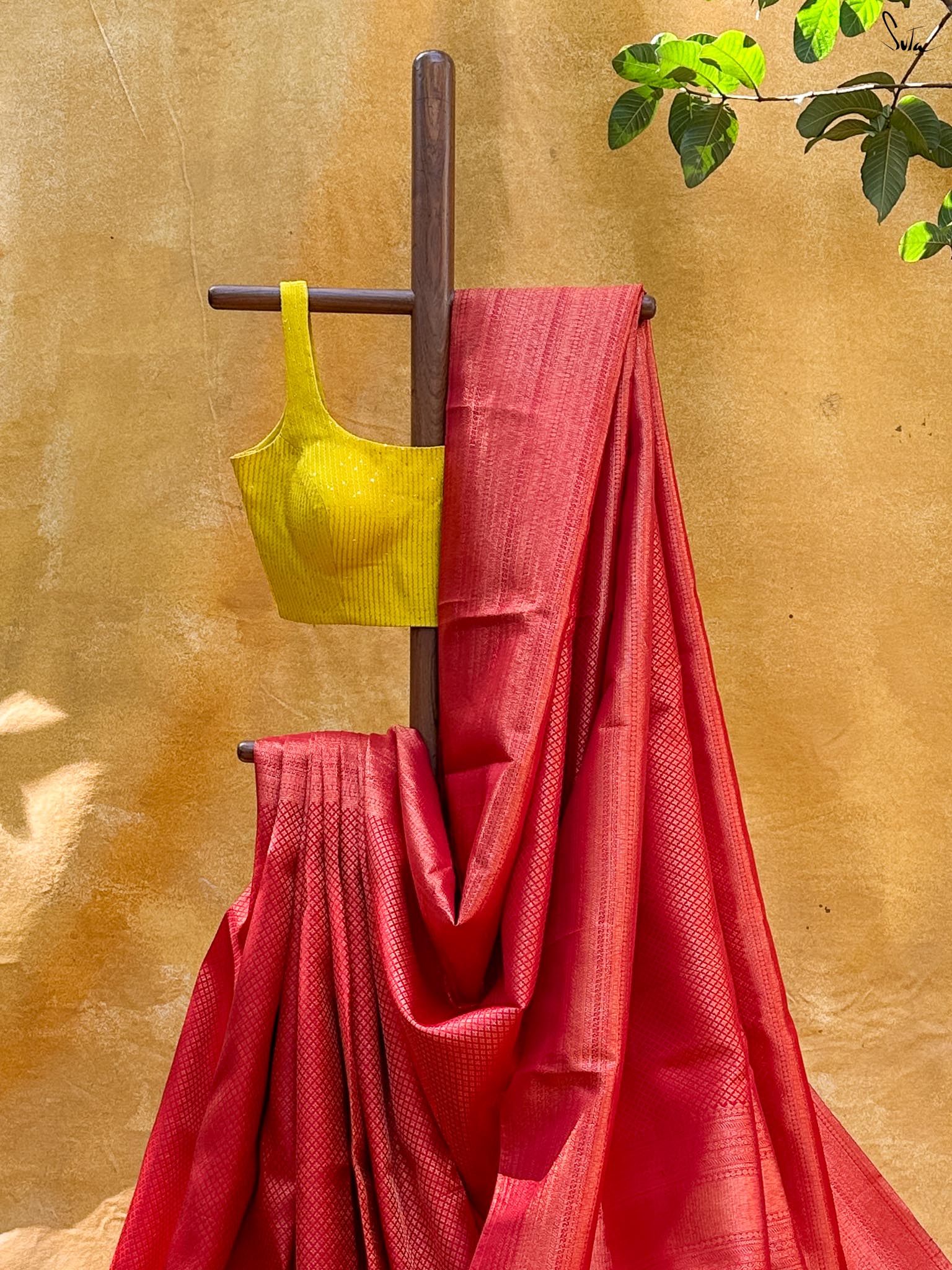 Devanshi Red Kanjivaram Saree