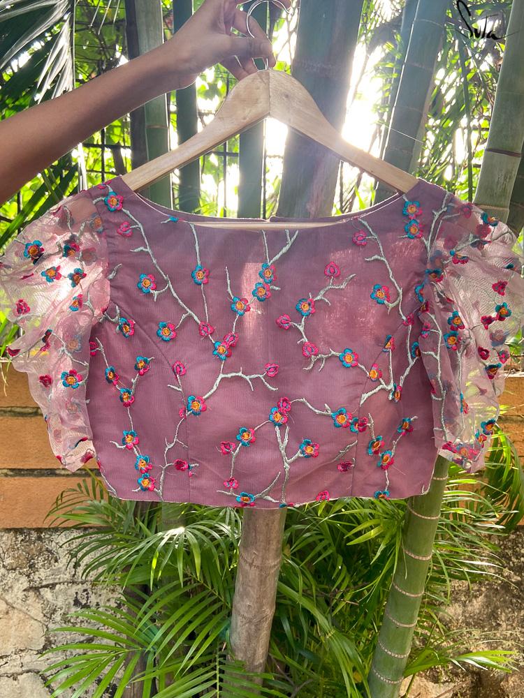 Trees and blossoms (Blouse) - suta.in