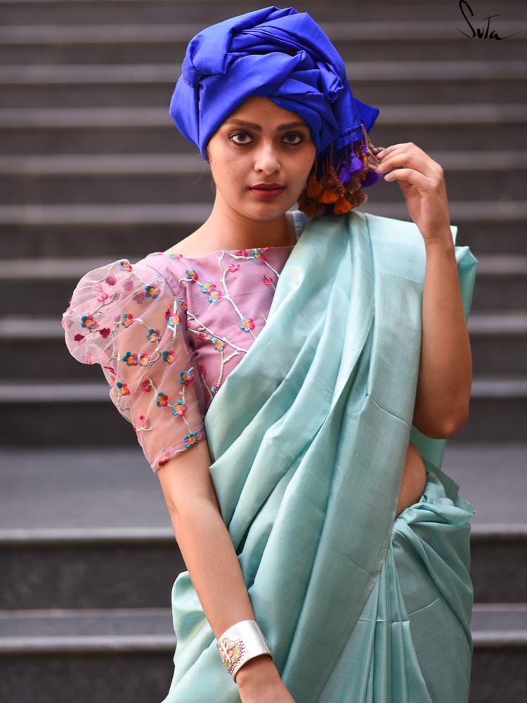 Trees and blossoms (Blouse) - suta.in