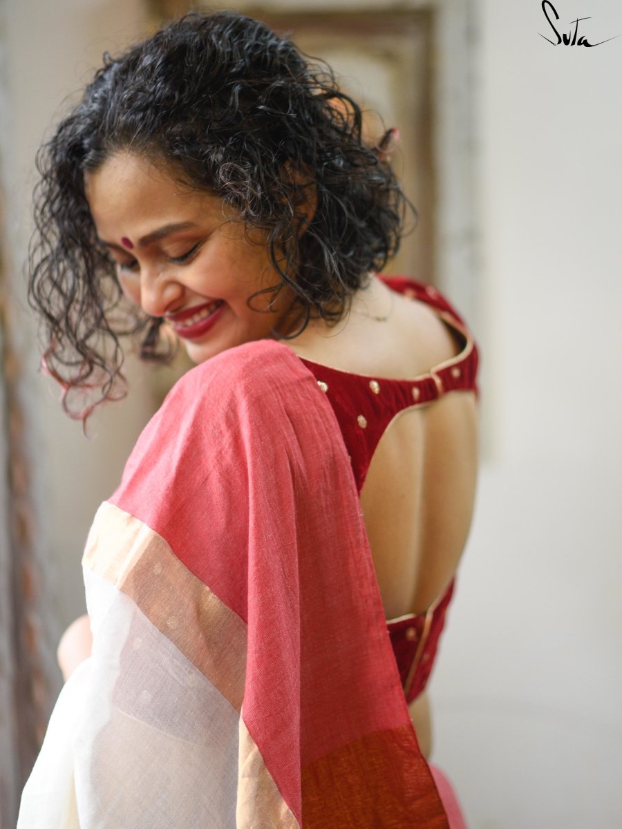 TukTuke Laal Goyna (Blouse) - suta.in