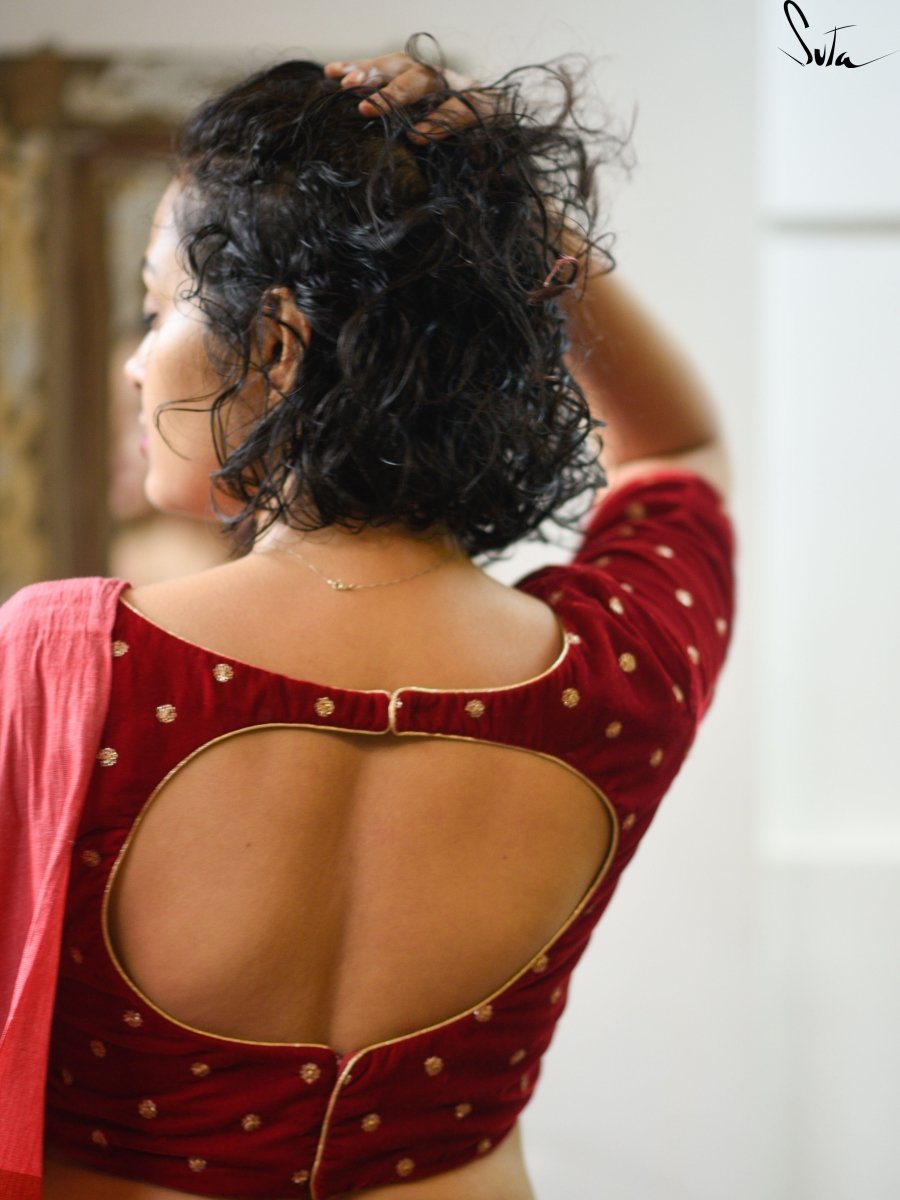 TukTuke Laal Goyna (Blouse) - suta.in