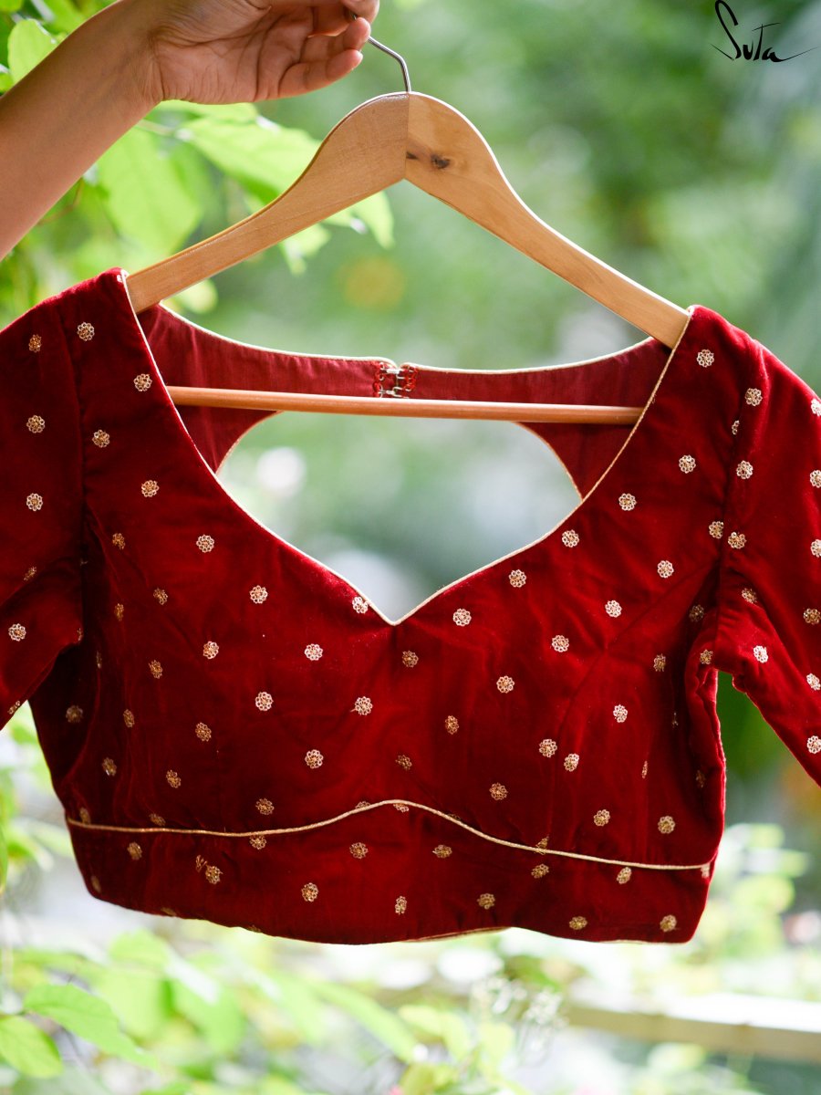 TukTuke Laal Goyna (Blouse) - suta.in