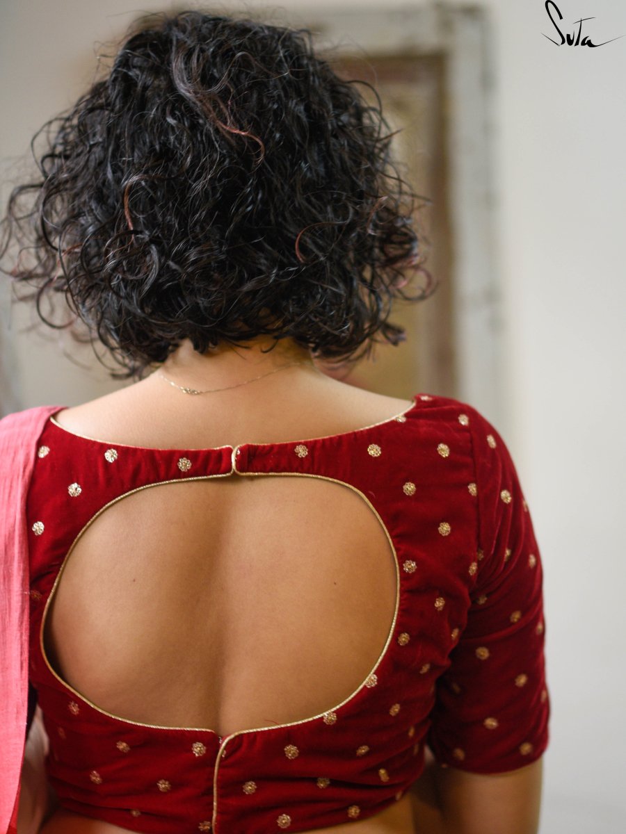 TukTuke Laal Goyna (Blouse) - suta.in