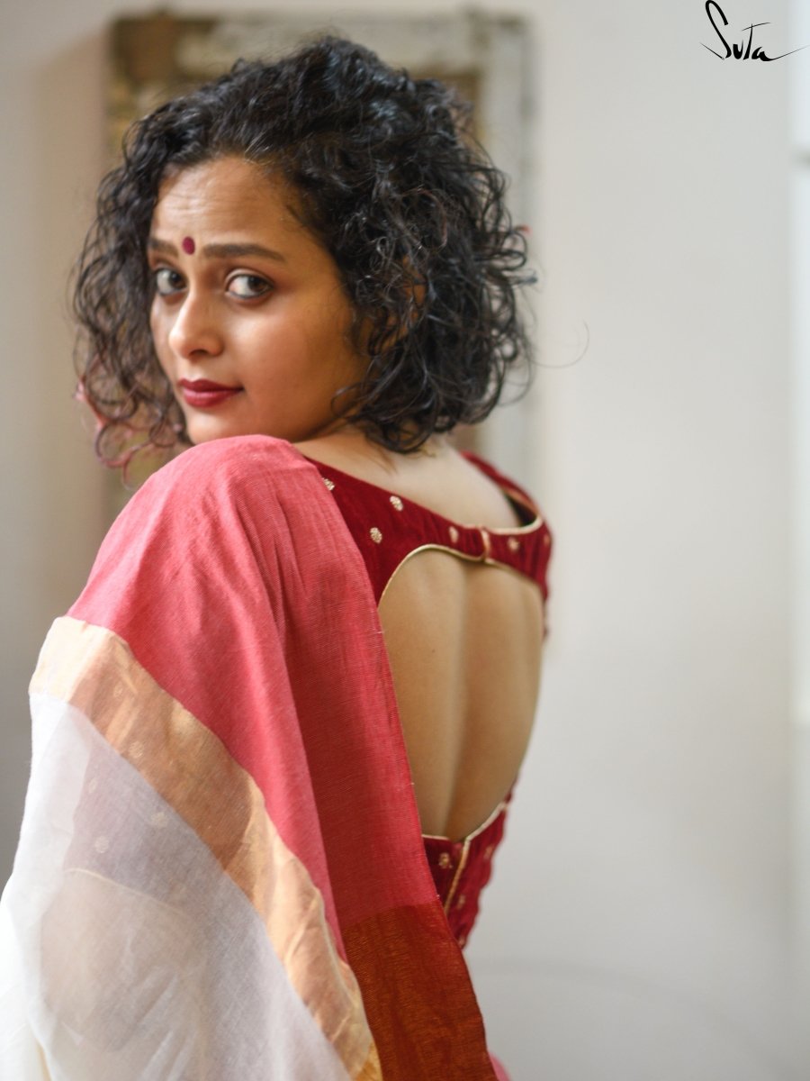 TukTuke Laal Goyna (Blouse) - suta.in