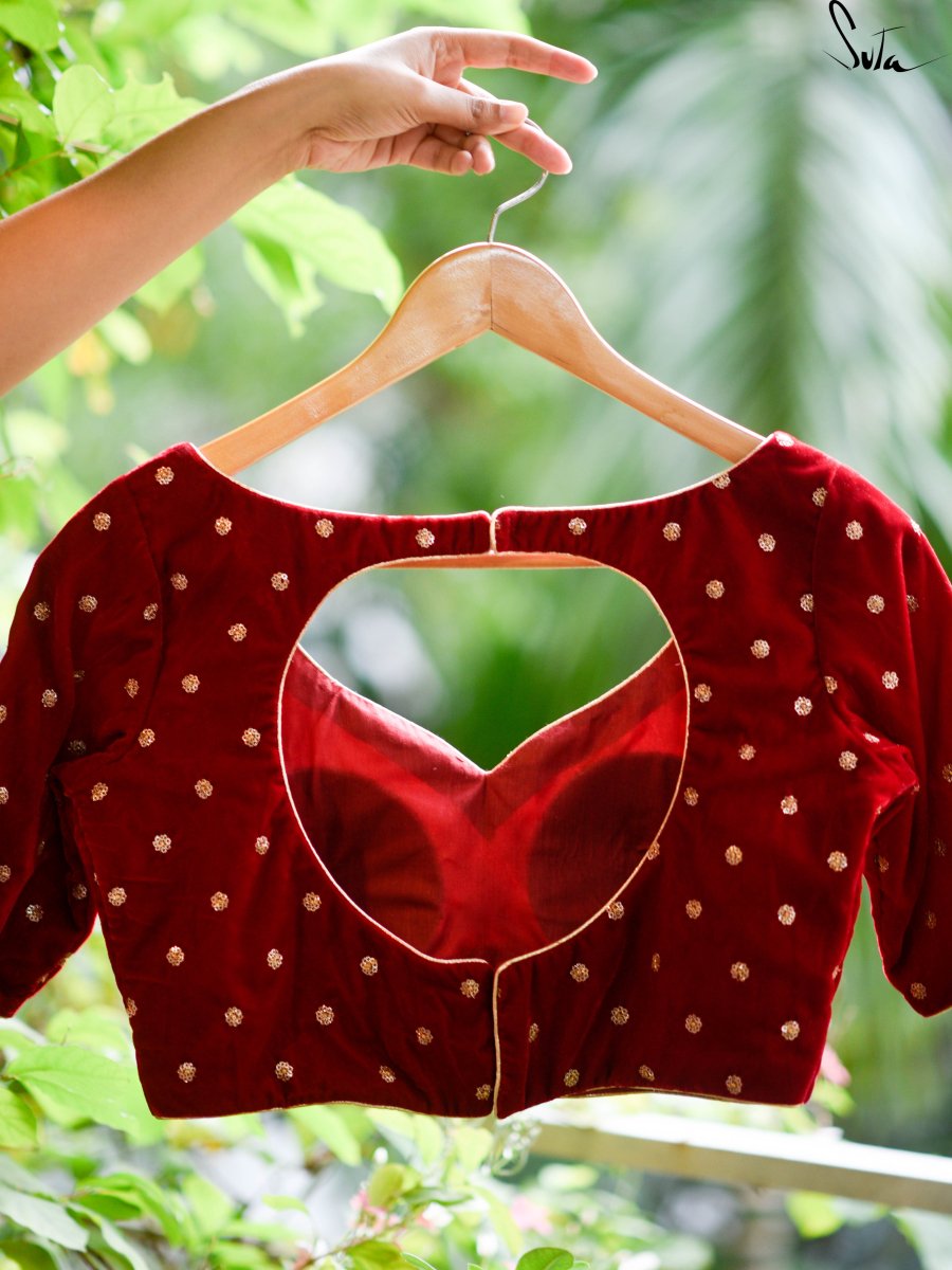 TukTuke Laal Goyna (Blouse) - suta.in