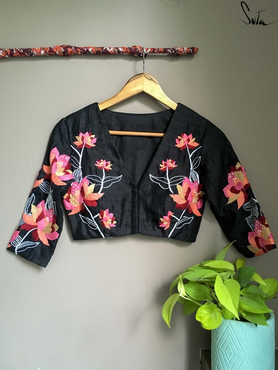 Underwater Lotus Medley (Blouse) - suta.in