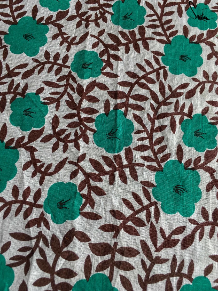 Blue daisy bunch (Fabric) - suta.in