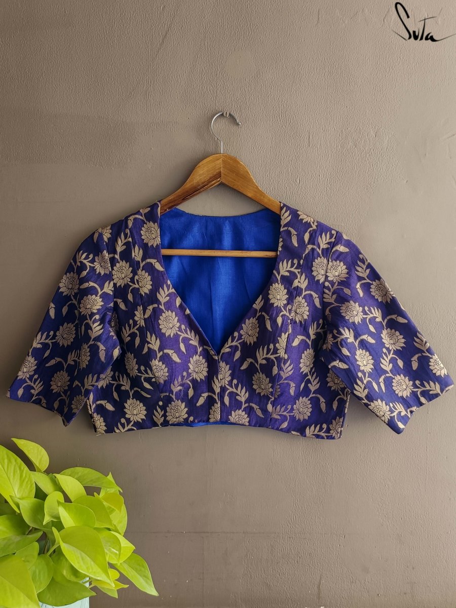 Blue water lily (Blouse) - suta