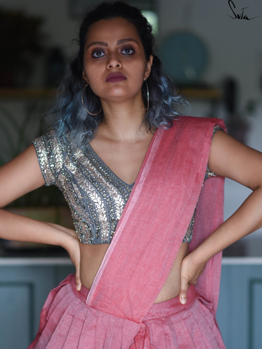 Chandni Lakeer (Blouse) - suta.in
