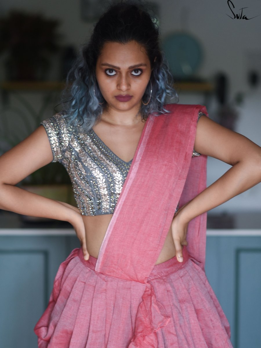 Chandni Lakeer (Blouse) - suta.in