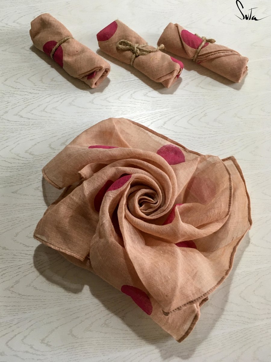 Corals in my pocket ( Handkerchief ) - suta.in