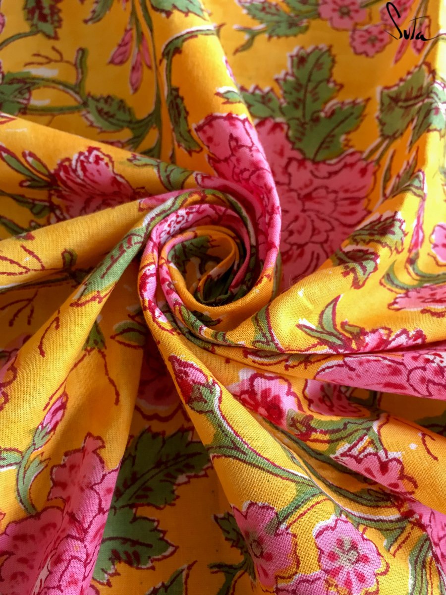 Floral sunshine (Fabric) - suta.in