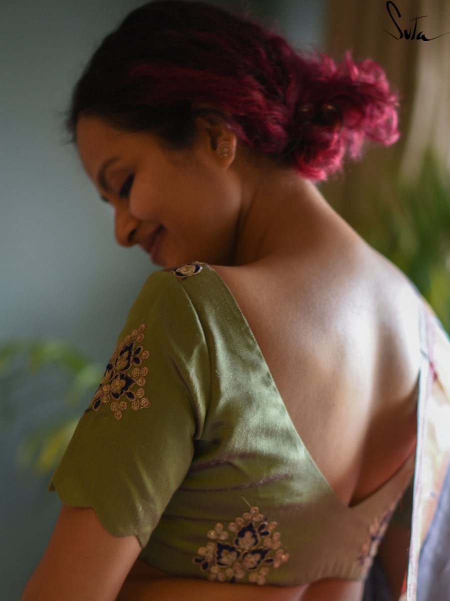 Glistening Autumn Waves (Blouse) - suta.in
