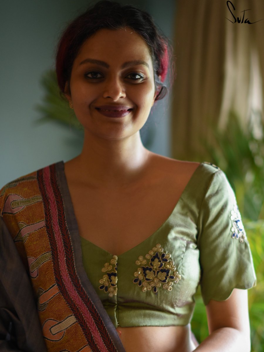 Glistening Autumn Waves (Blouse) - suta.in