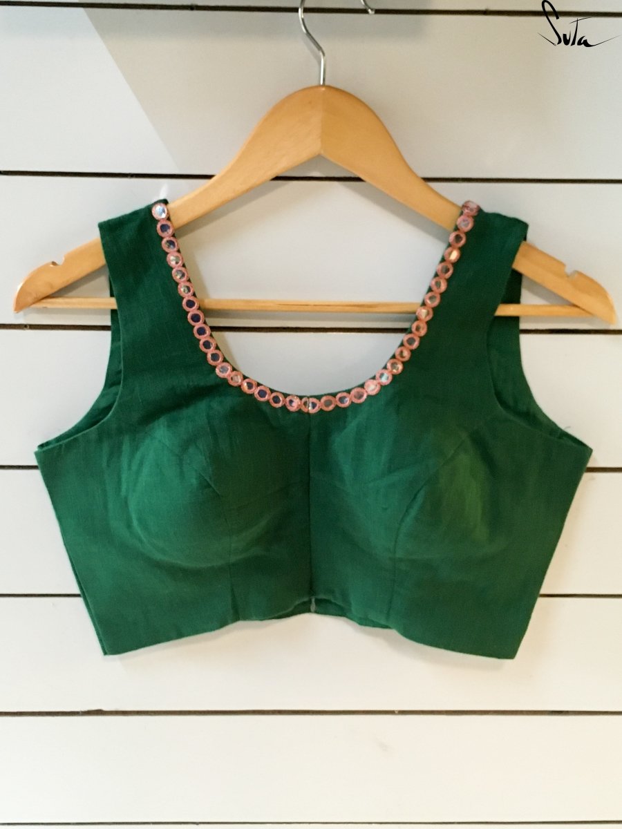 Green glass door ( Blouse ) - suta.in