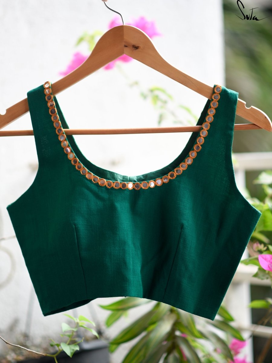 Green Glass House (Blouse) - suta.in