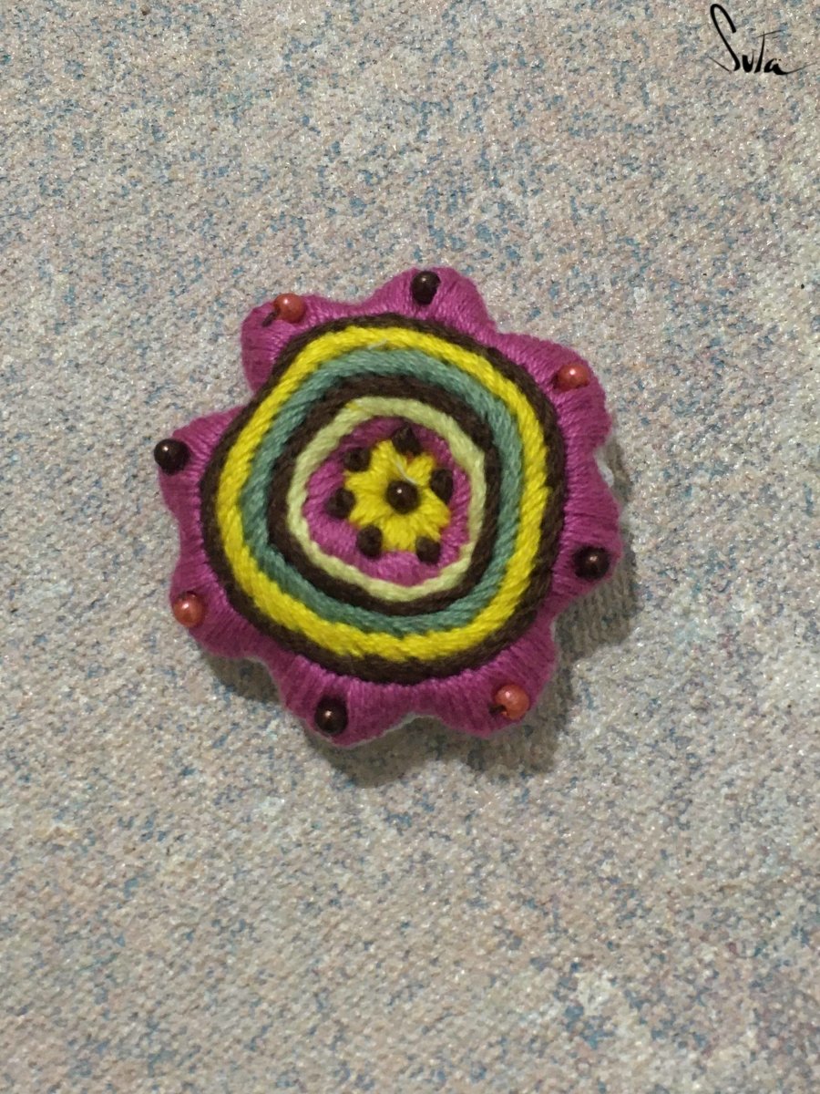 Gulabo (Brooch) - suta.in